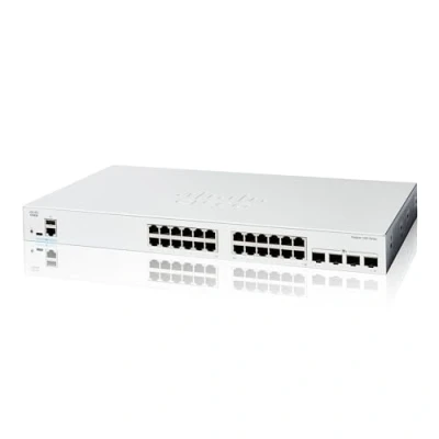 Afbeelding van Cisco Katalysator 1200 24T 4X slimme schakelaar, 24 haven GE, 4x10GE SFP+, Beperkte levenslange bescherming (C1200 4X)