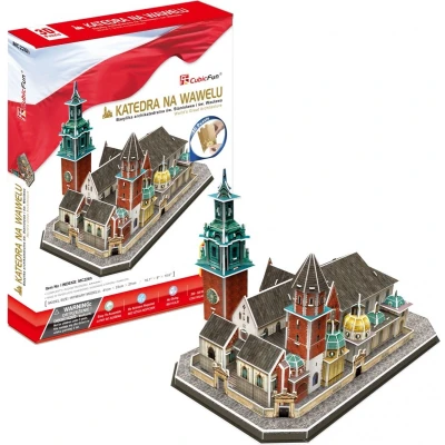 Afbeelding van CubicFun Puzzel 101 stukjes 3D Wawel Cathedral