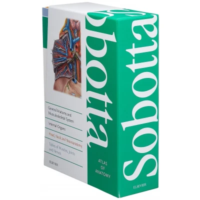 Afbeelding van Sobotta Atlas of Anatomy, Package, 16th ed., English/Latin: Musculoskeletal System; Internal Organs; Head, Neck and Neuroanatomy; Muscles Tables