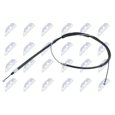 Afbeelding van NTY HLR RE 014 Handremkabel Links achter, Rechts achter 1080, 2070mm Schijfremmen