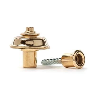 Afbeelding van Dunlop SLS1404G Straplok Strap Retainers Flush Mount 24KT Gold