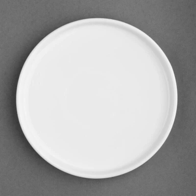Afbeelding van Olympia Whiteware Platte Ronde Borden 210 Mm (6 Stuks) FW813 Restaurant Hotel Professioneel