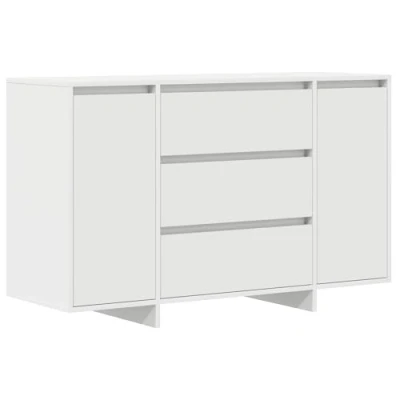 Afbeelding van vidaXL Dressoir Wit 120x41x75 cm Houten Constructie