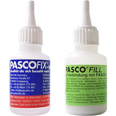 Afbeelding van PASCOFIX chemische lasnaad, alleslijm, extra sterke lijm, secondelijm, industriële 2K kunststoflijm, waterbestendig, lasnaad