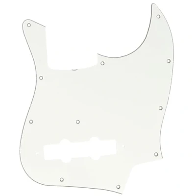 Afbeelding van Musiclily Pro 11 Schroefgaten J stijl Bas Slagplaat voor Fender Japan 4 snarige Jazz Bass, 3 laags Parchment