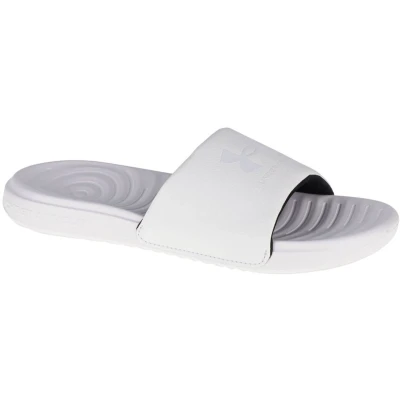 Afbeelding van Under Armour Ansa Fixed Slides 3023772 101, Vrouwen, Wit, Slippers, maat: 39