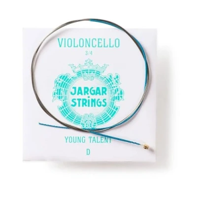 Afbeelding van JARGAR &quot;Young Talent&quot; 3/4 Cello snaar D Medium Staal core, kleine Mensuren