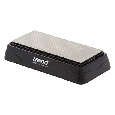 Afbeelding van Trend Craftpro Bankscherpsteen, dubbelzijdige diamantbanksteen, 6 inch x 2 3/8 inch, CR/DWS/B6/FC