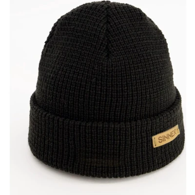 Afbeelding van Sinner beanie Gale muts / zwart gebreid one size