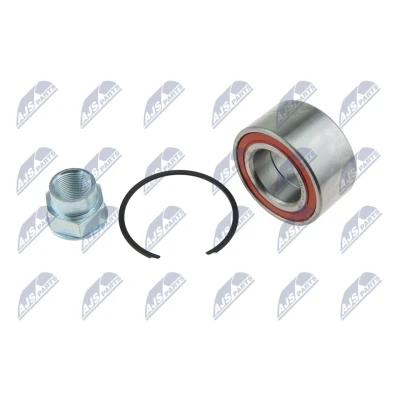Afbeelding van NTY KLP FT 008 Wiellagerset Vooras, Vooras links, rechts, rechts Zonder wielnaaf FIAT: Seicento / 600 Hatchback, Cinquecento, Punto I Hatchback