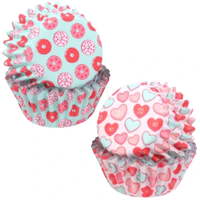 Afbeelding van PME Mini Cupcake Cups Pretty Sweet Ø33mm 60st.