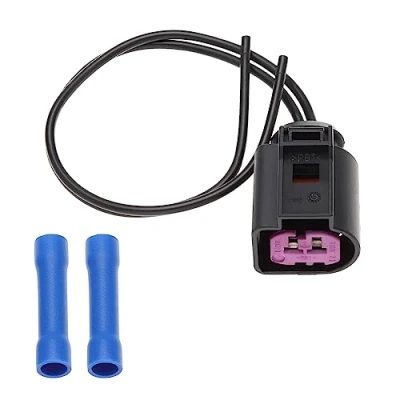 Afbeelding van 1 Stks Auto Generator Plug Kabelboom met Krimpbuizen 1J0973772 Compatibel Audi VW 2 Pin Alternator Connector