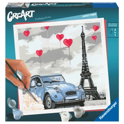 Afbeelding van Schilderen op nummers CreArt Paris