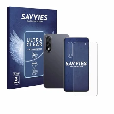 Afbeelding van Savvies Screenprotector voor OnePlus Nord 5 (Voor+Camera) Folie Beschermfolie transparant (6 Stuks)