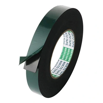 Afbeelding van GTIWUNG schuimrubber montageband, dubbelzijdig plakband zwart, sponsband dubbelzijdig, waterdicht schuim montage tape met bijzonder sterke kleefkracht, 20 mm x 10 m