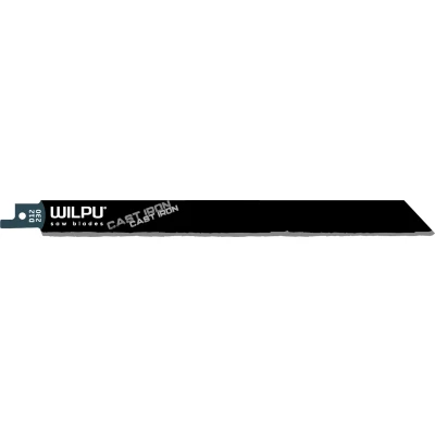 Afbeelding van Wilpu D12/230 reciprozaagblad voor Gietijzer en Keramiek (Bosch S1130Riff) 2 stuks