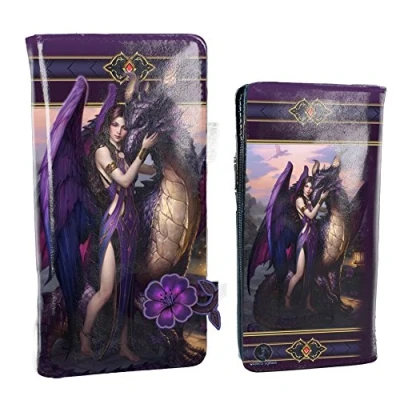 Afbeelding van Nemesis Now Dames portemonnee Dragon Sanctuary Embossed Multicolours