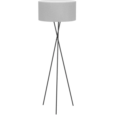 Afbeelding van EGLO Fondachelli Vloerlamp E27 151,5 cm Zwart/Grijs