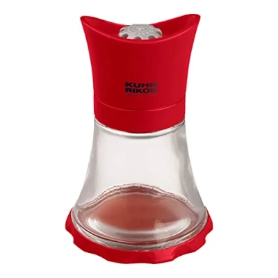 Afbeelding van KUHN RIKON Kruidenmolen vaas mini (rood), plastic, 12 x 8 cm