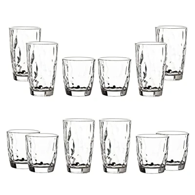 Afbeelding van Bormioli Rocco Waterglazen set Diamond 300ml 12 stuks
