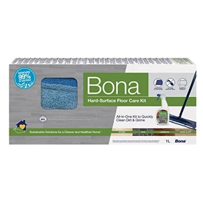 Afbeelding van Bona Laminaat vloerwisser, microvezel, steen, tegel en laminaatreiniger, 1L, 1000