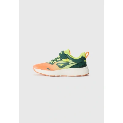 Afbeelding van Kangaroos PANG Unisex Sneakers laag voor kinderen, Maat: 31, Deep emeraldt/solar orange Schoenen