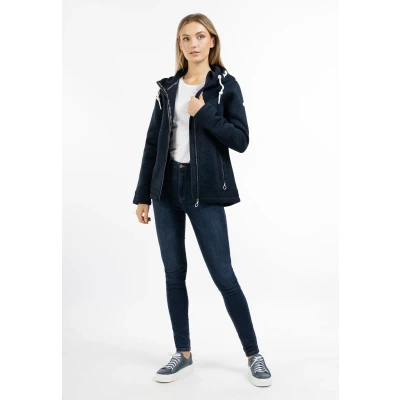 Afbeelding van Gebreid fleecejack DREIMASTER XS / Marine Melange 100% Polyester