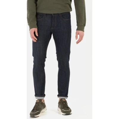 Afbeelding van camel active RAW Slim fit jeans, Heren, Maat: 30x32, Night blue