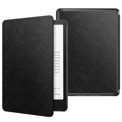 Afbeelding van MoKo Case for All new 7&quot; Kindle Paperwhite 12th Generation 2024&amp;Kindle Colorsoft Signature Edition 2024, Lightweight PU Protective Shell Cover with Auto Wake/Sleep Black