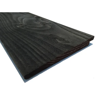 Afbeelding van Douglas Zweeds rabat potdekselplanken zwart 300cm (10/24x195mm)