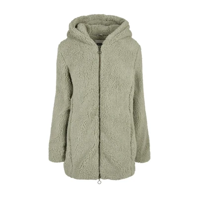 Afbeelding van Urban Classics Ladies Sherpa Jacket Winterjas, Dames, Maat: XXL, Softsalvia