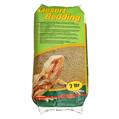 Afbeelding van Lucky Reptile Desert Bedding 7 liter substraat voor woestijnterrariums bodemmix met zand &amp; klei kweeksubstraat reptielenkweek terrarium baardagaam luipaardgekko