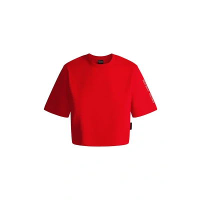 Afbeelding van red Bull Racing x Pepe Jeans BOXY CROP Tshirt print, Dames, Maat: Small, Mars