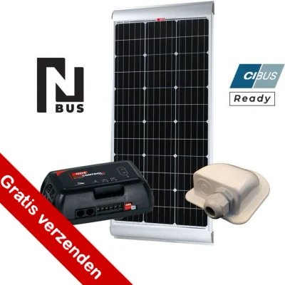 Afbeelding van NDS SOLENERGY 100W Zonnepaneel SET + SCE320M(N BUS versie) KP100SCM.2