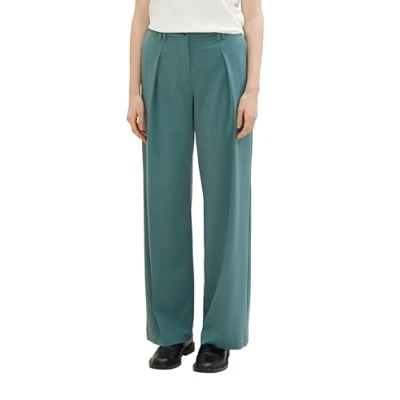 Afbeelding van TOM TAILOR Lea Straight Damesbroek, 10697 Sea Pine Green, 32W x 32L