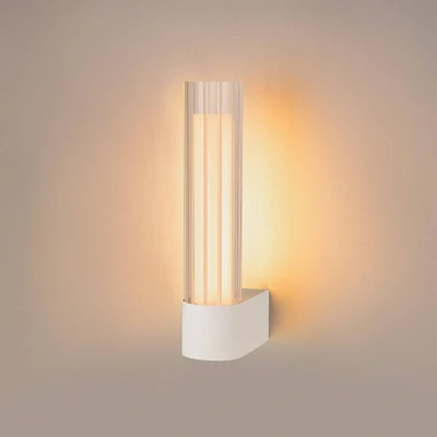 Afbeelding van Slv lygant single wandopbouwarmatuur 3000k 8w wit 1007613
