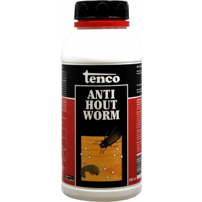 Afbeelding van Tenco Anti Houtworm Transparant Blank 0,5 L.