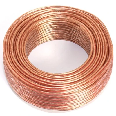 Afbeelding van Luidsprekerkabel 25m 2x0,75mm² 100% CCA koper; audiokabel transparant