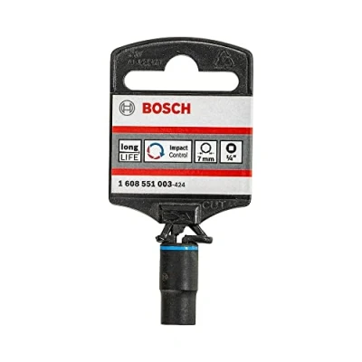 Afbeelding van Bosch Accessories 1608551003 Dop (zeskant) Dopsleutelinzetstuk 7 mm 1/4 (6.3 mm)