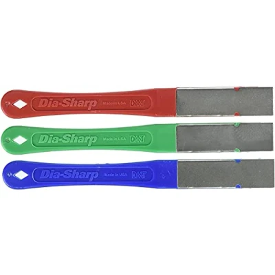 Afbeelding van Dmt Messenslijper Dia sharp Mini hone Kit 18 Cm Blauw/groen/rood