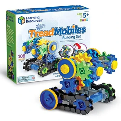 Afbeelding van Learning Resources Gears! Treadmobiles Gebouw 108 Stuk Set