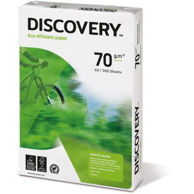 Afbeelding van Discovery kopieerpapier ft A3, 70 g, pak van 500 vel Printpapier wit A3
