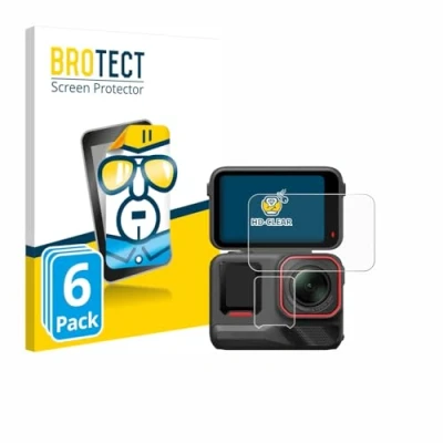 Afbeelding van BROTECT Screenprotector voor Insta360 Ace Pro 2 Folie Beschermfolie transparant (6 Stuks)