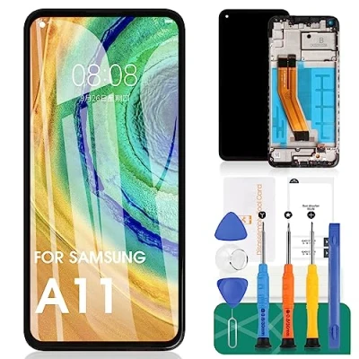 Afbeelding van Voor Samsung Galaxy A11 Screen Vervanging M11 Lcd scherm A115F A115M Touchscreen Digitizer Vergadering Reparatie Kits Met Frame (157.5mm Kleinere Grootte)