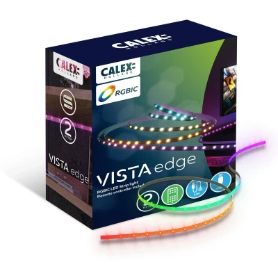Afbeelding van Calex Vibey LED Strip USB 2M RGBIC + CCT