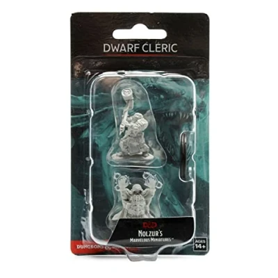 Afbeelding van Dungeons and Dragons Nolzur&#039;s Marvelous Miniatures: Dwarf Cleric, Male