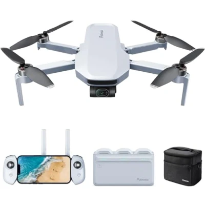 Afbeelding van Potensic ATOM 4K GPS drone met 3 assige gimbal, 96 min.lange vliegtijd, 6 KM FPV transmissie, visueel volgen/QuickShots/RTH, minder dan 249 g, windkracht 5, 12 MP foto&#039;s camera voor beginners