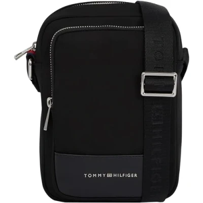 Afbeelding van Tommy Hilfiger Business MINI Reporter Schoudertas, Heren, Maat: One Size, Black
