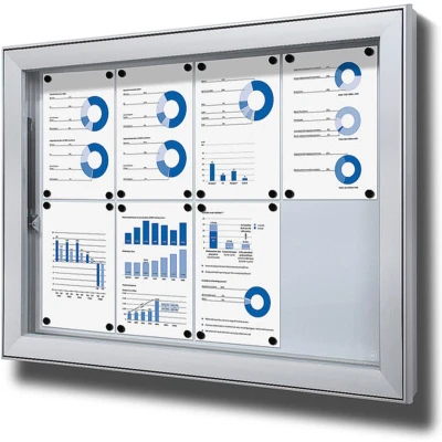 Afbeelding van Vergrendelbaar Notitiebord Outdoor Extra Deep 8x A4