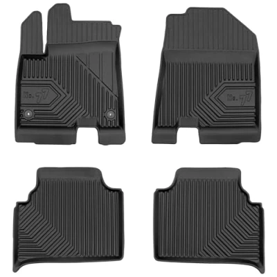 Afbeelding van M MOTOS Auto Vloermatten van rubber voor Kia Niro EV I 2018 2022 Verbeter uw reiscomfort met Anti Slip Mat Car No.77 alle weersomstandigheden, bescherming tegen vuil